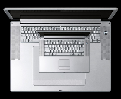 15" and 30" PowerBook compared